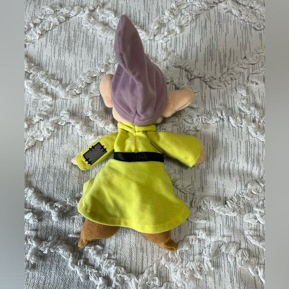 Disney Mini Bean Bag Dopey Snow White Dwarf Stuffed Plush - Picture 2 of 3